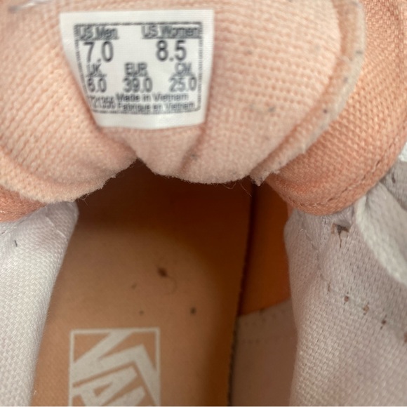 Vans Sk8-Hi Tapered Stackform Peach Uniesex M7 W8.5 Sneakers Platform Chunky - Picture 8 of 8